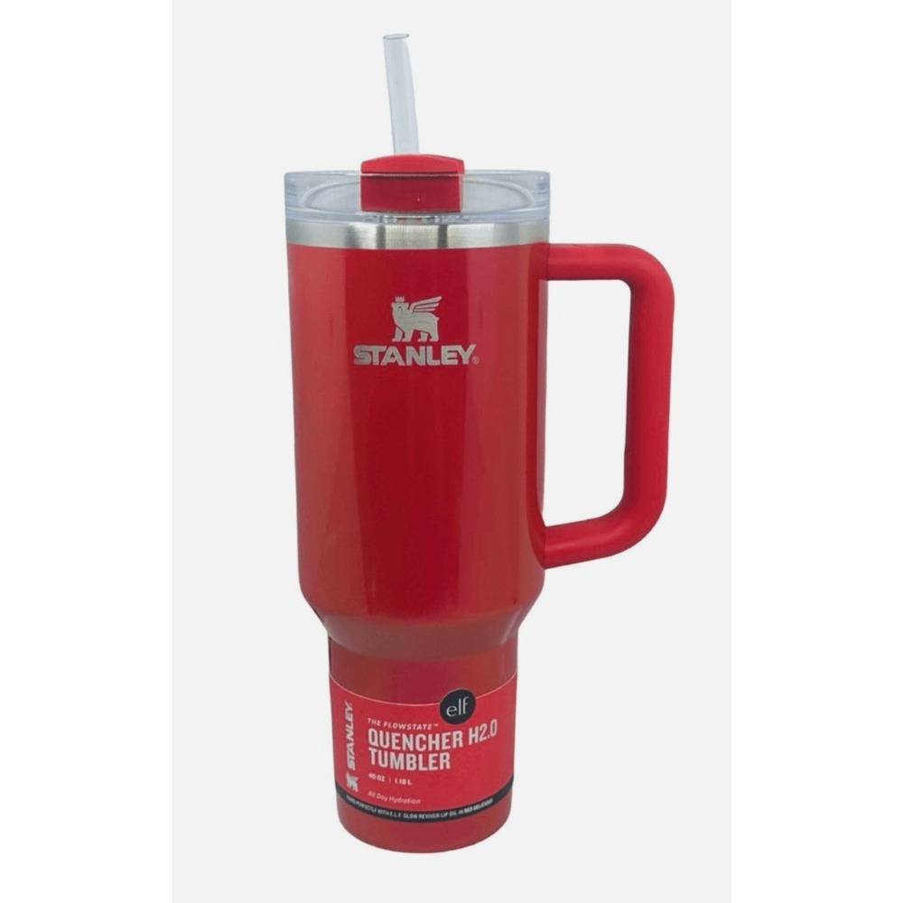 Stanley x e.l.f. The FlowState Quencher H2.0 Tumbler 40 oz / 1.18L Red Delicious